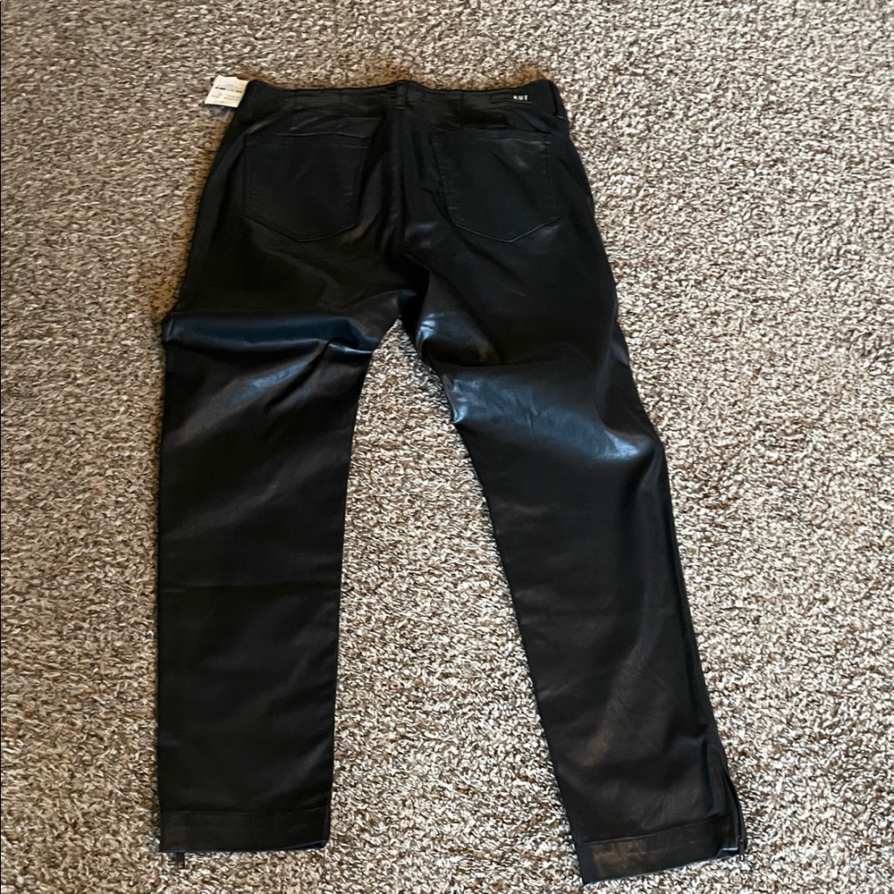 Kut from the Kloth Coated Black Pants - Picture 7 of 9